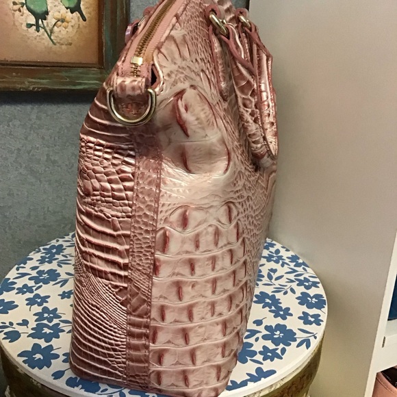 Brahmin Lrg Duxbury satchel in pink icing 🧁 - Picture 7 of 16